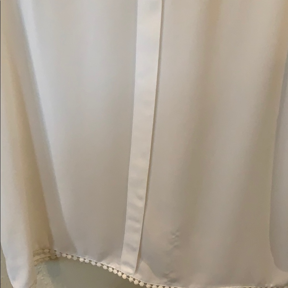 Zara White Basic Top - image 4